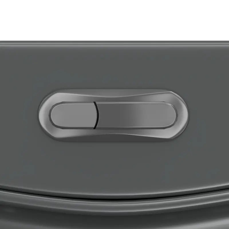 Chrome / Matte Black Dual Flush Toilet Button – Oval Top-Mounted Actuator for One-Piece Toilets | ERI-1T323