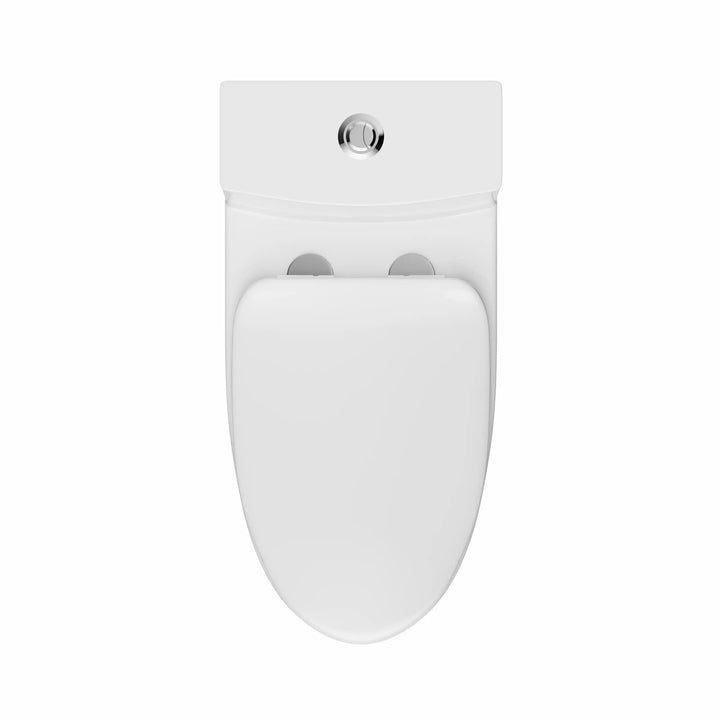 Salerno One-Piece Chair Height Elongated Toilet, 1.1/1.6 GPF Dual Flush