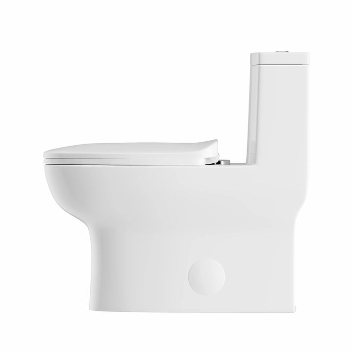 Salerno One-Piece Chair Height Elongated Toilet, 1.1/1.6 GPF Dual Flush