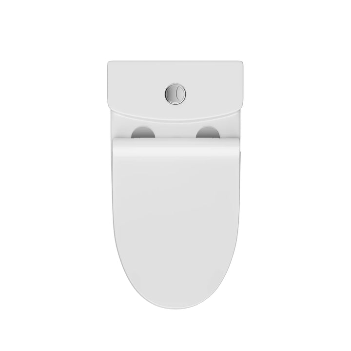 Tucson One-Piece Standard Height Compact Elongated Toilet, 1.1/1.6 GPF Dual Flush