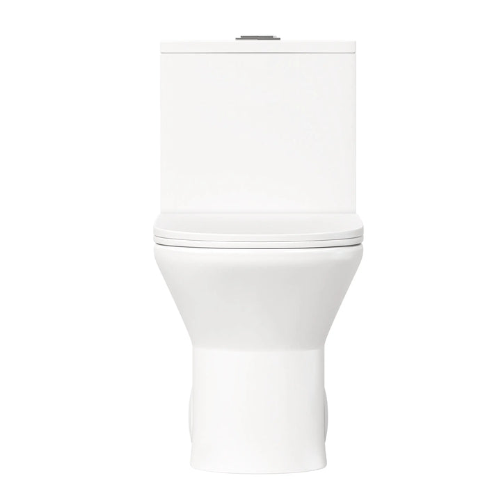 Naples 25" Depth Compact Elongated One-Piece Toilet, Dual Flush, Chair Height, 12" Rough-in