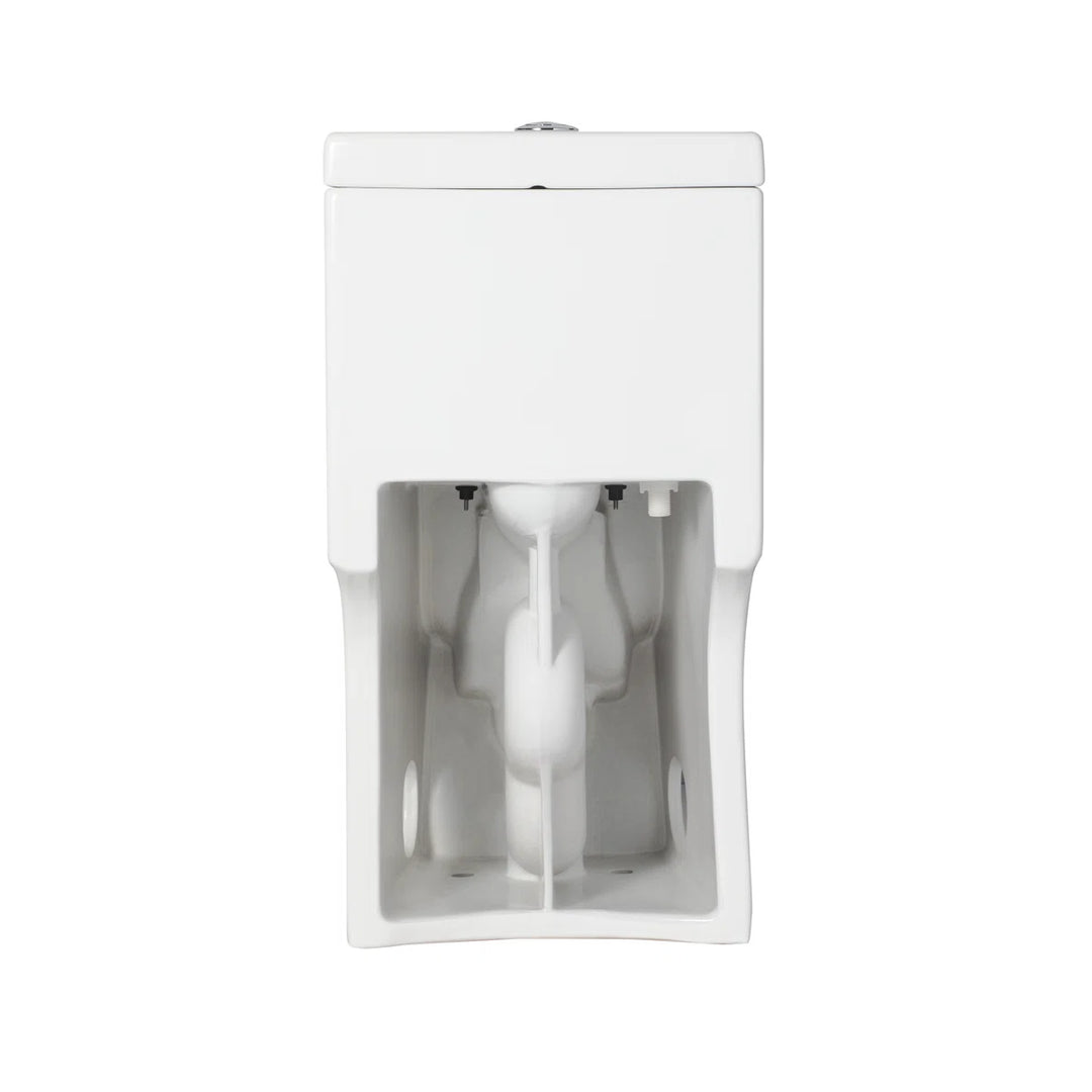 Denbigh One-Piece Toilet – Dual or Single Flush, Comfort Height (Seat Included)