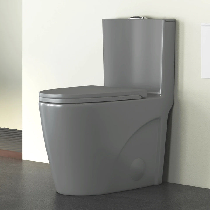 Reno One-Piece Chair Height Elongated Toilet, 1.1/1.6 GPF Dual Flush, Multiple Colors