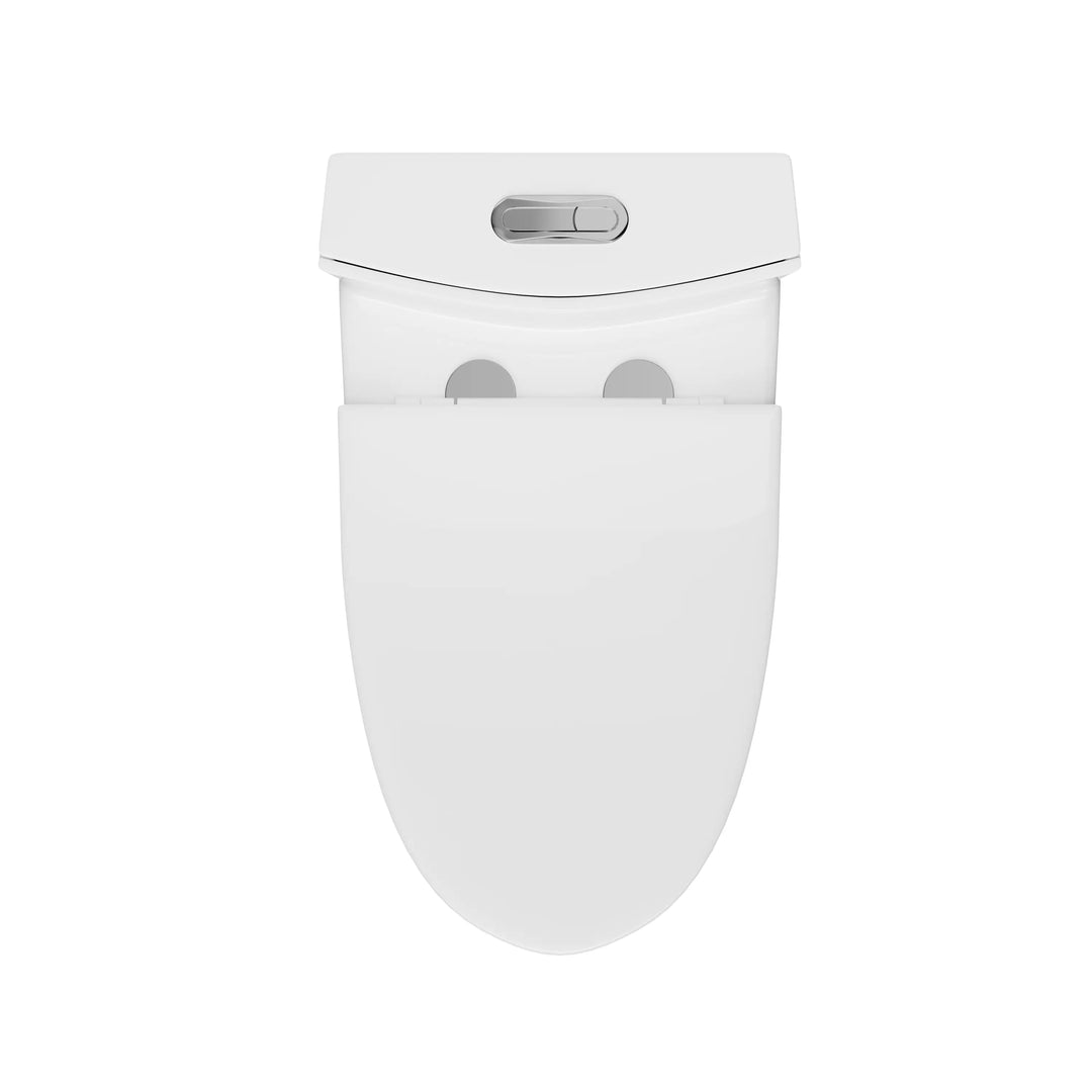 Reno One-Piece Chair Height Elongated Toilet, 1.1/1.6 GPF Dual Flush, Multiple Colors