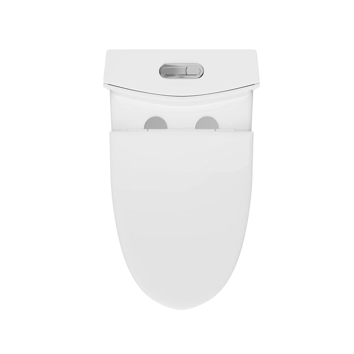 Reno One-Piece Chair Height Elongated Toilet, 1.1/1.6 GPF Dual Flush, Multiple Colors