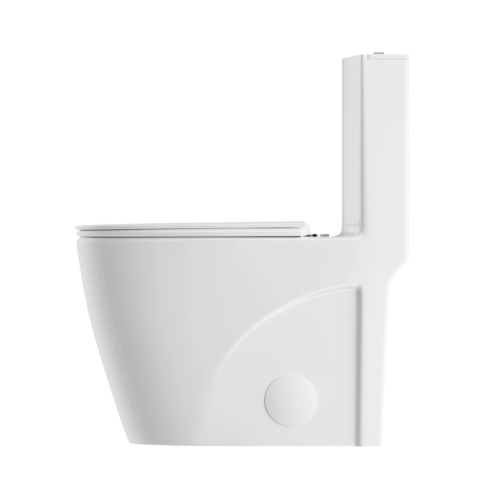 Reno One-Piece Chair Height Elongated Toilet, 1.1/1.6 GPF Dual Flush, Multiple Colors