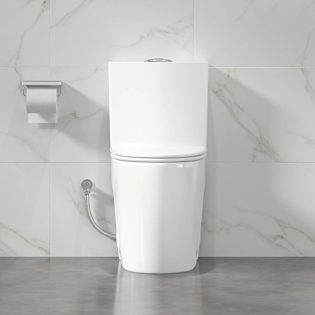 Reno One-Piece Chair Height Elongated Toilet, 1.1/1.6 GPF Dual Flush, Multiple Colors