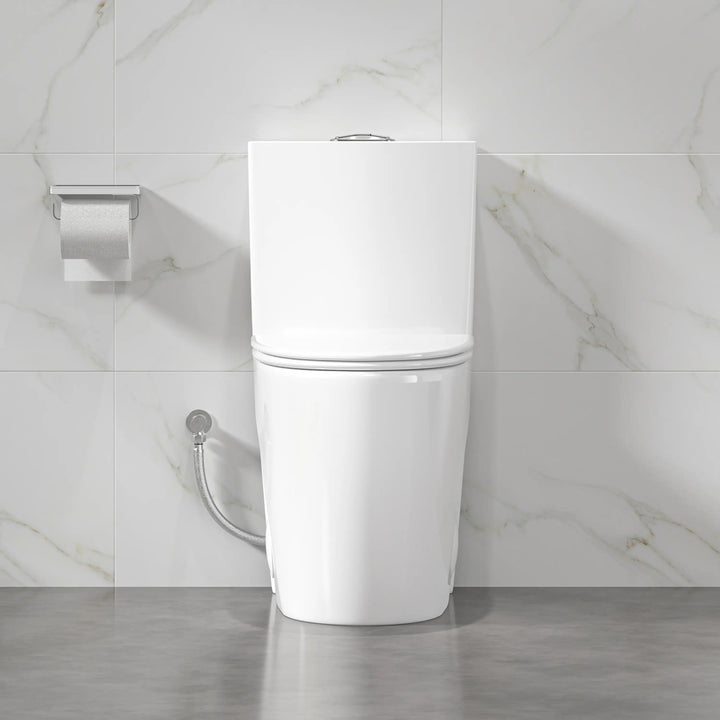 Reno One-Piece Chair Height Elongated Toilet, 1.1/1.6 GPF Dual Flush, Multiple Colors