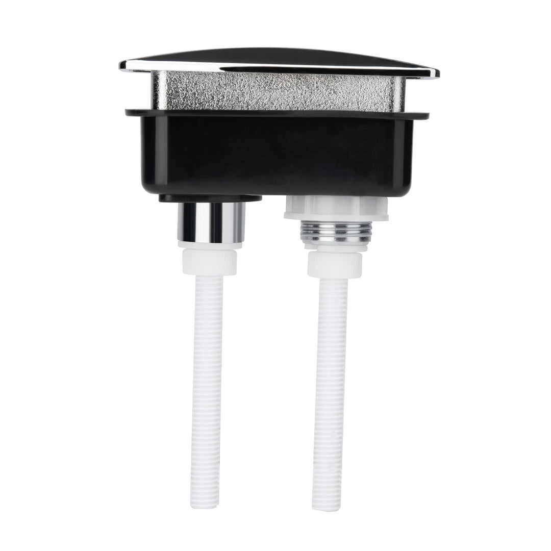 Chrome Square Dual-Flush Toilet Button – Top-Mount for One-Piece ERI-1T365