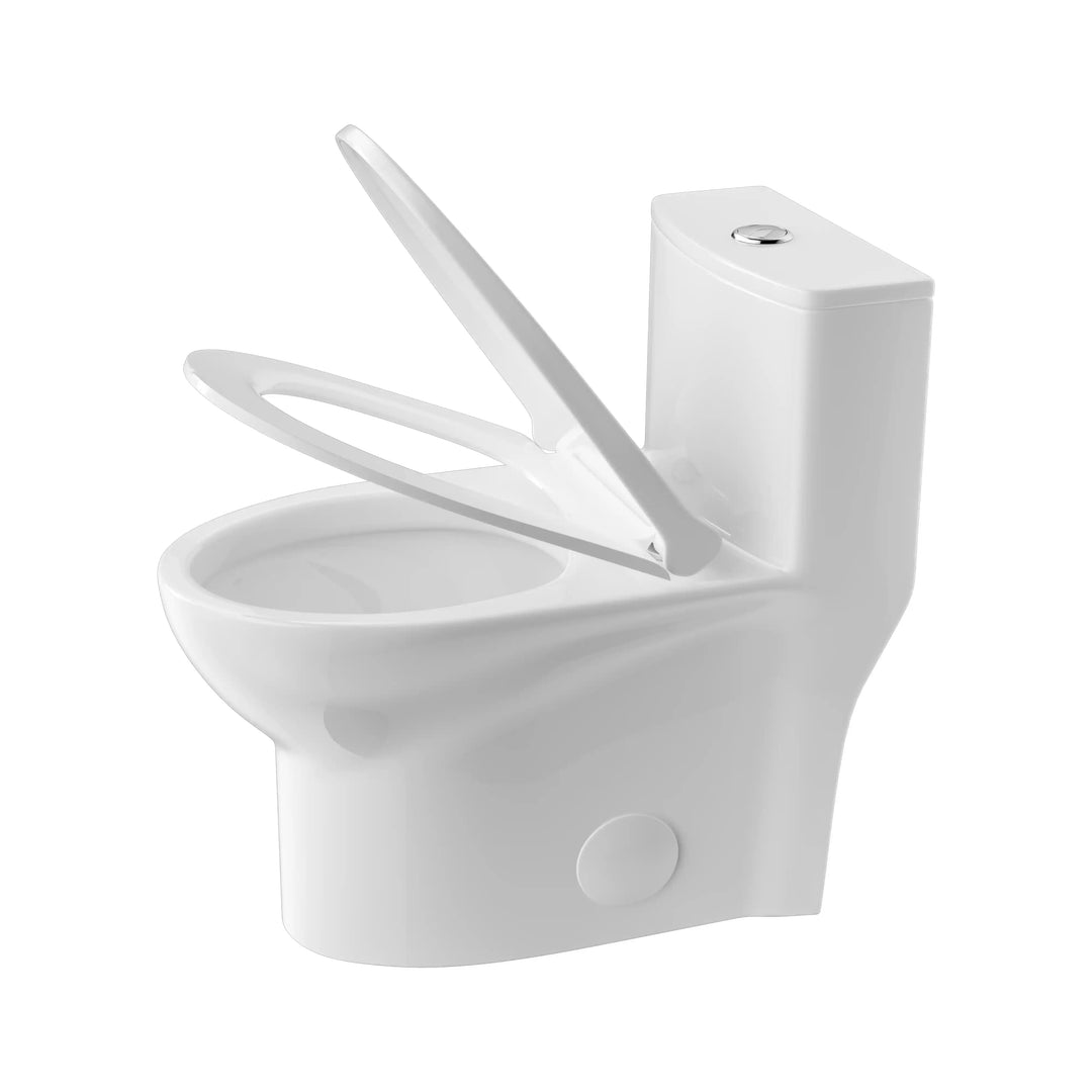 Tucson Elongated Soft-Close Toilet Seat, White – Durable & Quiet Comfort (FOR ERI-1T306 ONLY)