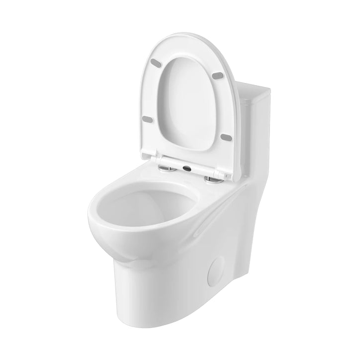Tucson Elongated Soft-Close Toilet Seat, White – Durable & Quiet Comfort (FOR ERI-1T306 ONLY)