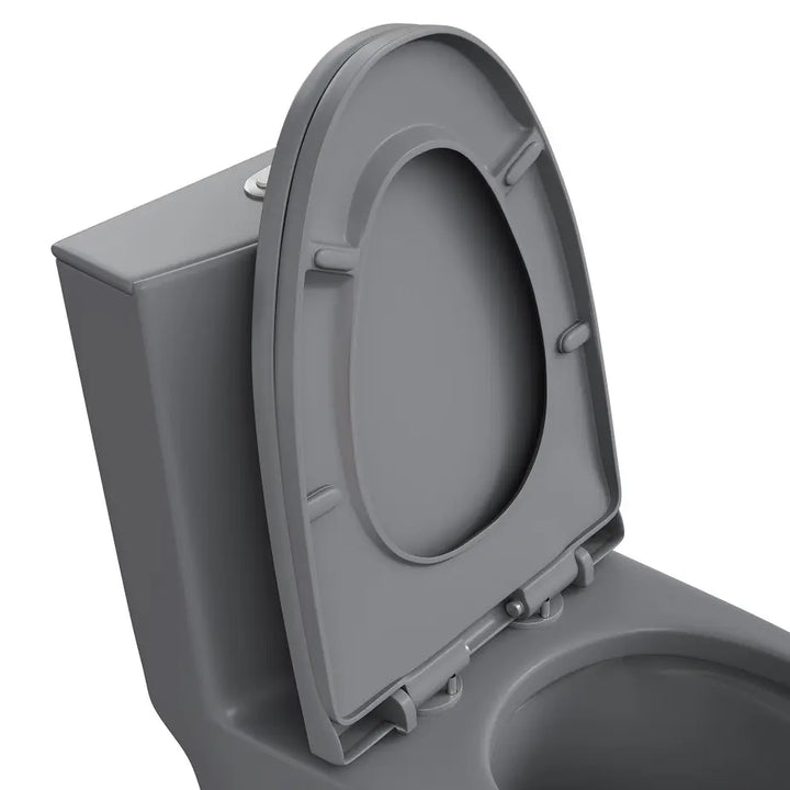 Reno PP Elongated Toilet Seat with Soft-Close & Quick-Release, One-Piece Compatible