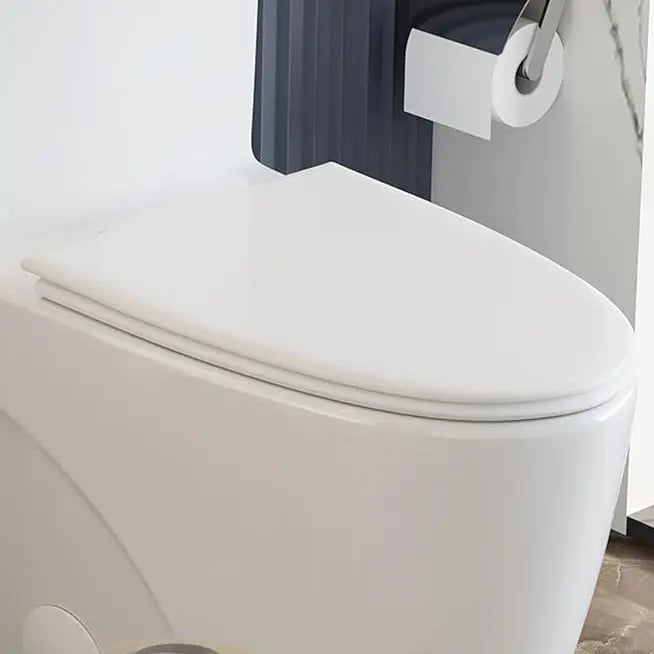 Eridanus PP Elongated Toilet Seat with Soft-Close & Quick-Release, One-Piece Compatible