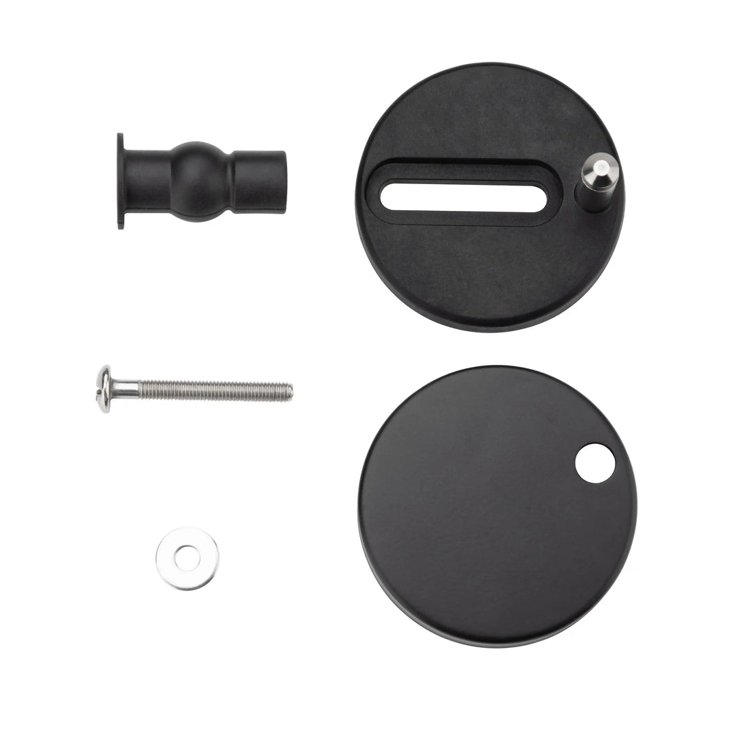 Turner UF Elongated Toilet Seat in Matte Black, Soft-Close & Quick-Release