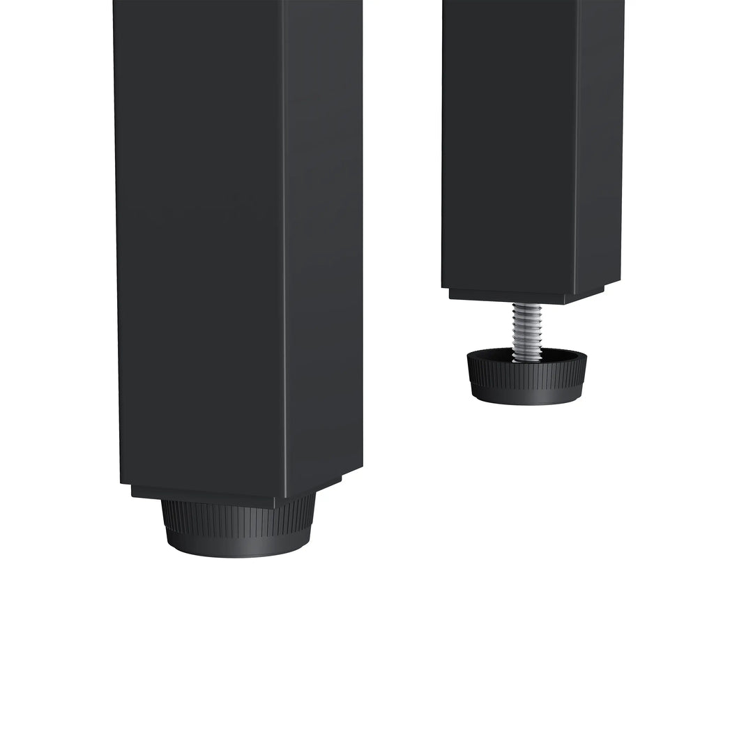 Branson 32" Freestanding Laundry Sink with Integrated Washboard and Black Metal Frame