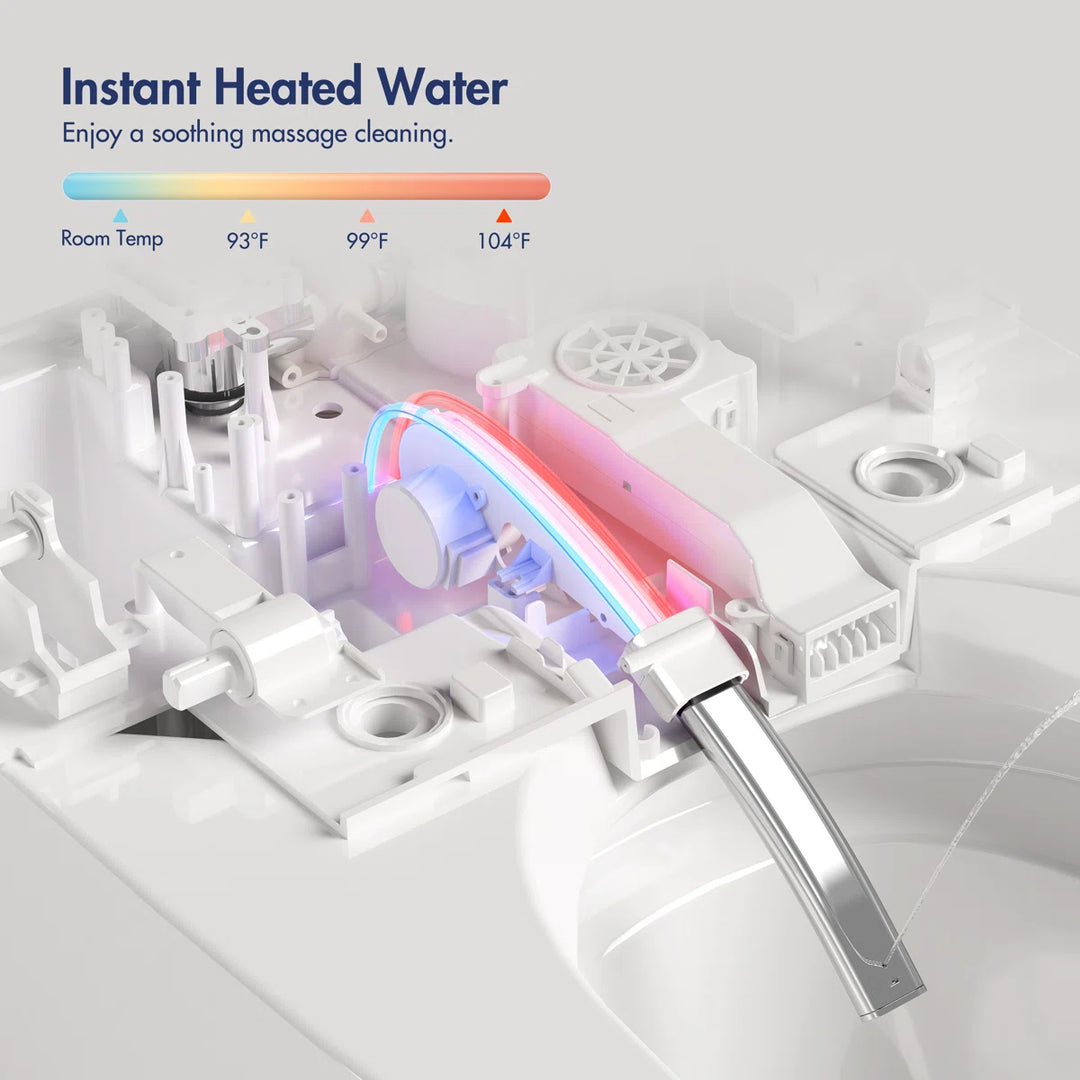 Brooklyn II Elongated Smart Toilet with Heated Seat & Sensor Flush