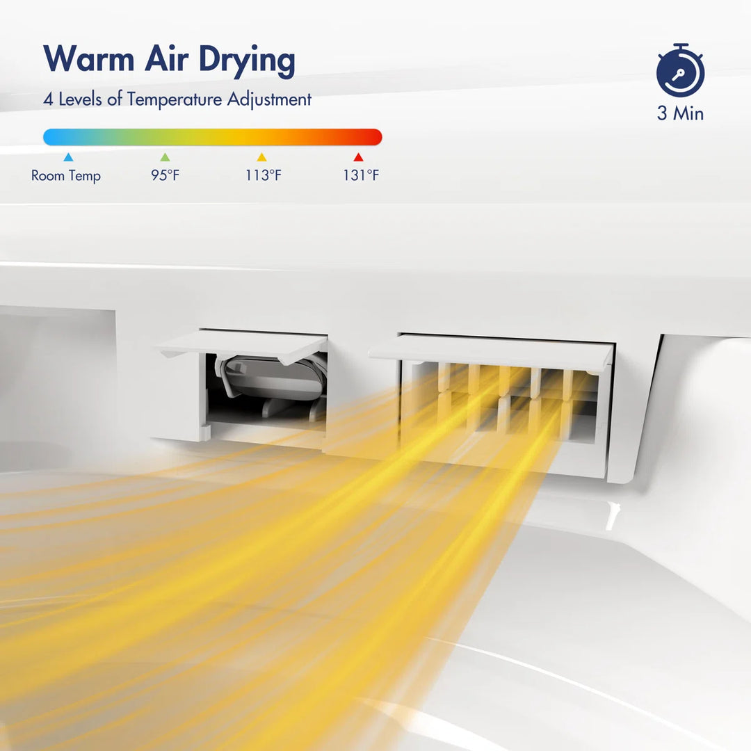 Brooklyn II Elongated Smart Toilet with Heated Seat & Sensor Flush
