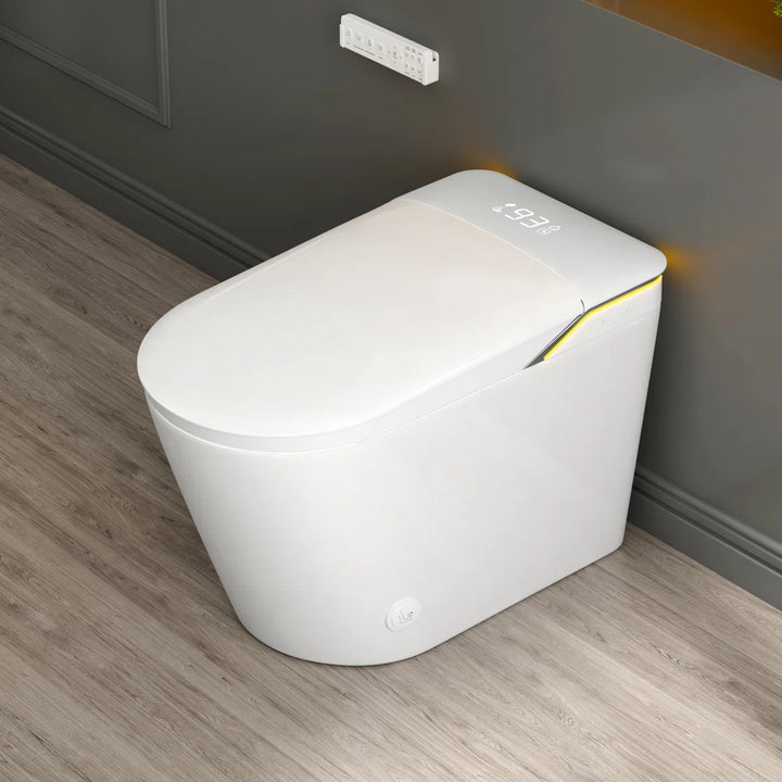 Tucson Smart Toilet – Heated Seat, Foot-Sensor Flush & Optional Auto-Lid with Foam Shield