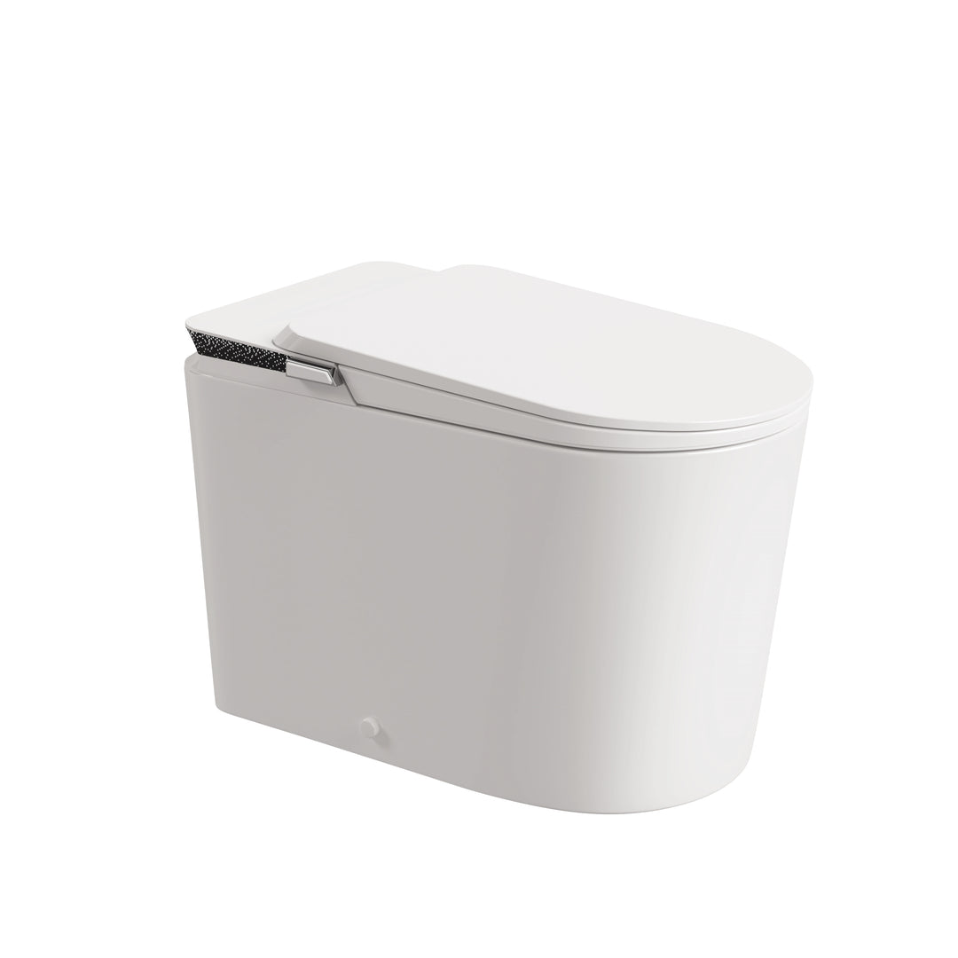 Oslo 17" Comfort Height Smart Toilet with Auto Lid, Foam Shield, UV Nozzle and Feminine Wash
