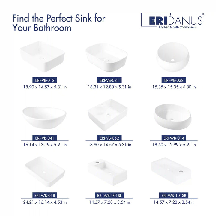 9 styles white solid surface bathroom vessel &amp; wall mount sinks with size specifications