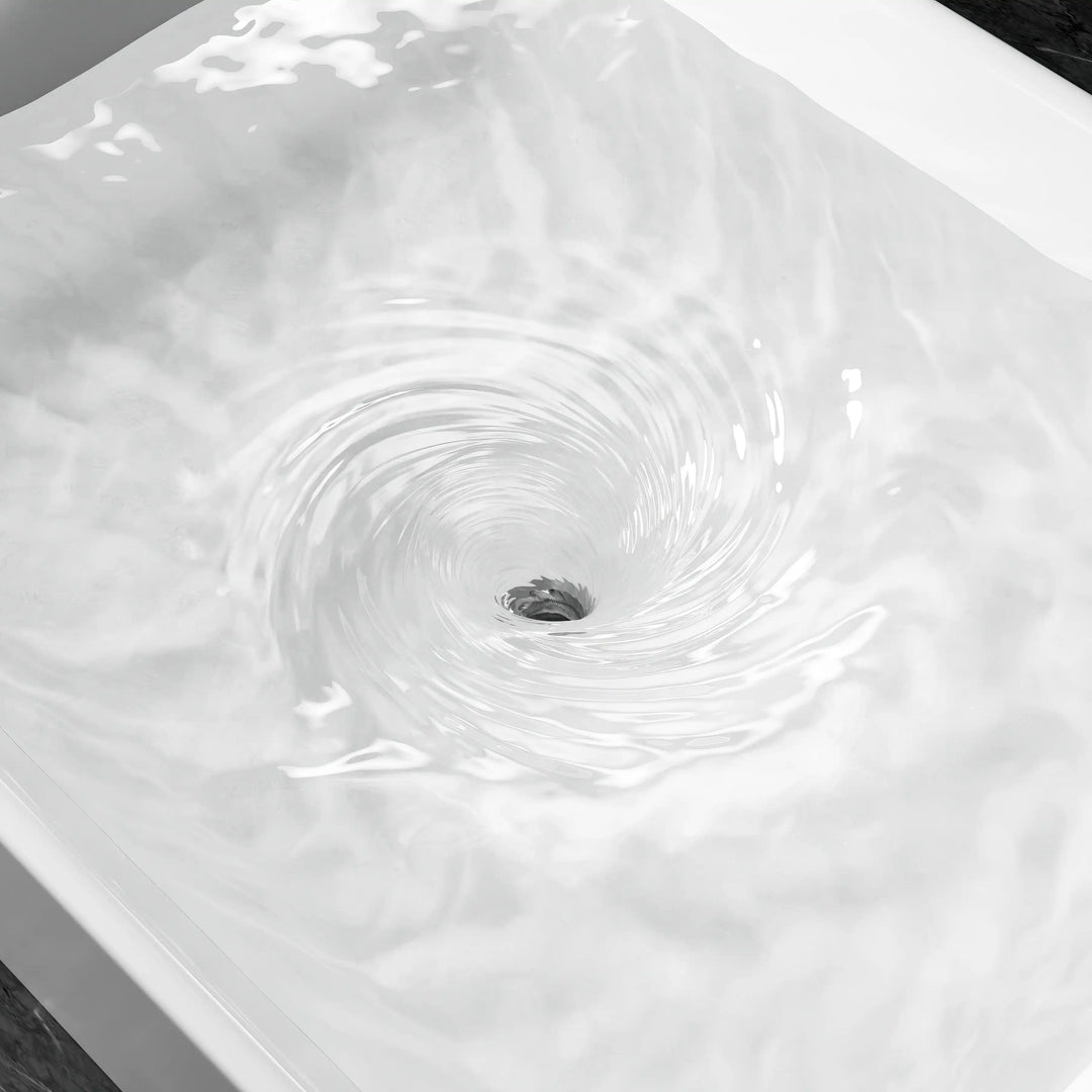 Eclisse 16" Oval Vessel Vitreous China Bathroom Sink with Multiple Colors