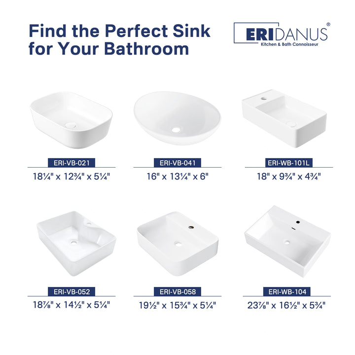 Denbigh 19.5" W x 15.7" D Rectangular Vitreous China Vessel Bathroom Sink