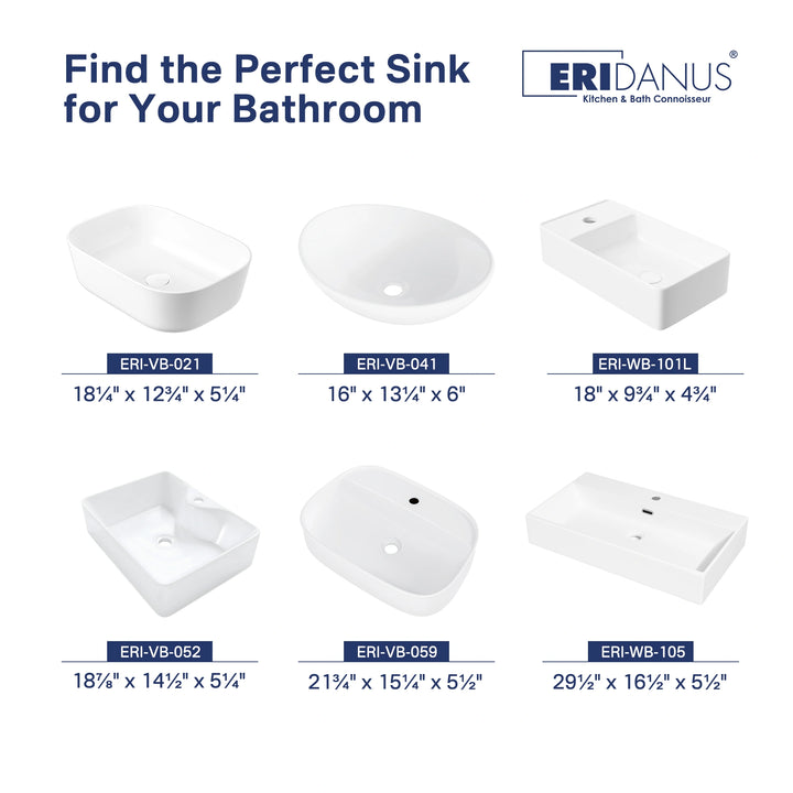 Denbigh 21.7" W x 15" D Vitreous China Rectangular Vessel Bathroom Sink with Faucet Hole