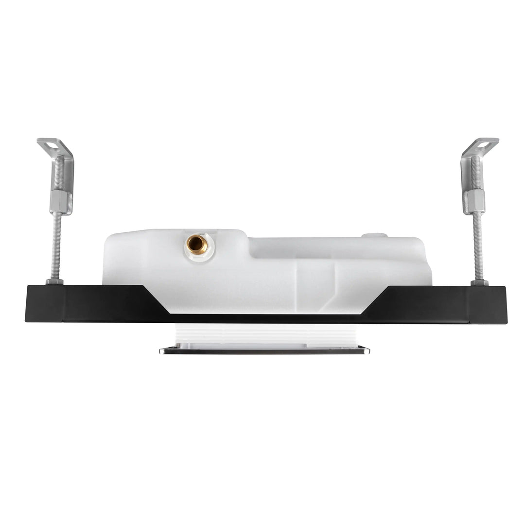 ERIDANUS Capri In-Wall Toilet Tank with Adjustable Mounting Brackets &amp; Brass Inlet.