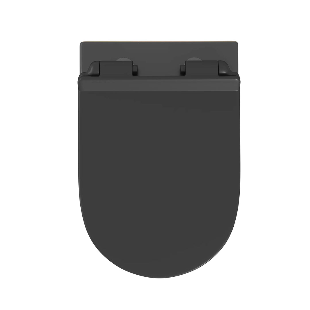 Hampton Wall-hung Elongated Toilet, 0.8/1.6 GPF Dual Flush, Multiple Colors