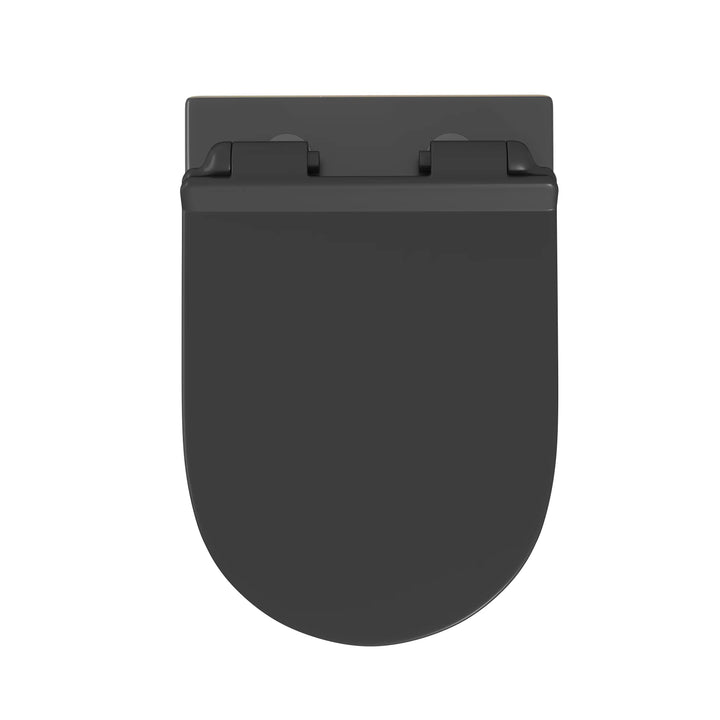 Hampton Wall-hung Elongated Toilet, 0.8/1.6 GPF Dual Flush, Multiple Colors