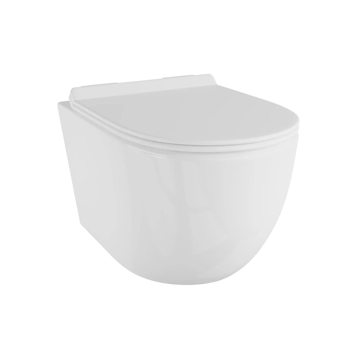 Hampton Wall-hung Elongated Toilet, 0.8/1.6 GPF Dual Flush, Multiple Colors