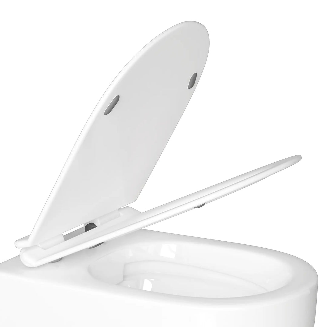 Toilet Seat for Hampton Wall-hung Elongated Toilet | Soft-Close | ERI-WT421