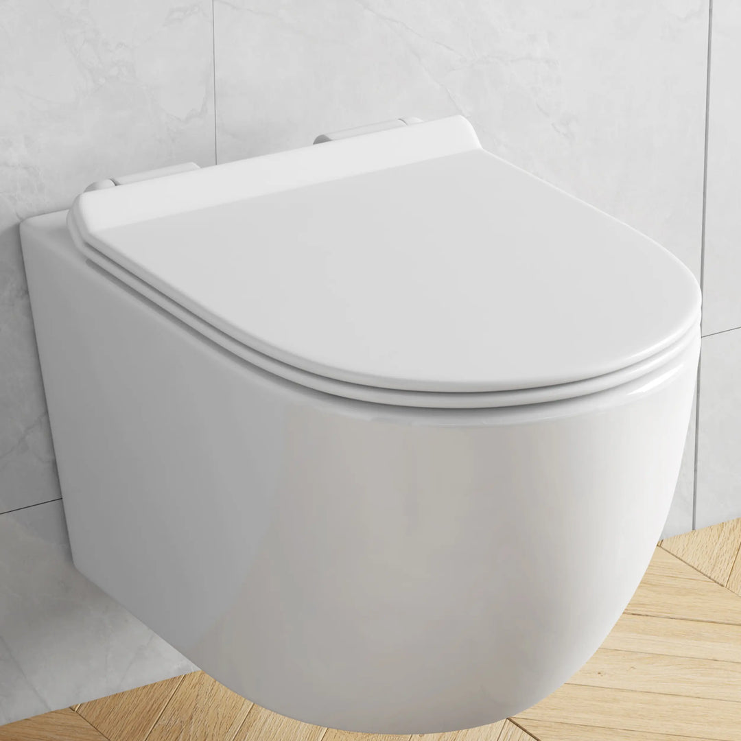 Toilet Seat for Hampton Wall-hung Elongated Toilet | Soft-Close | ERI-WT421