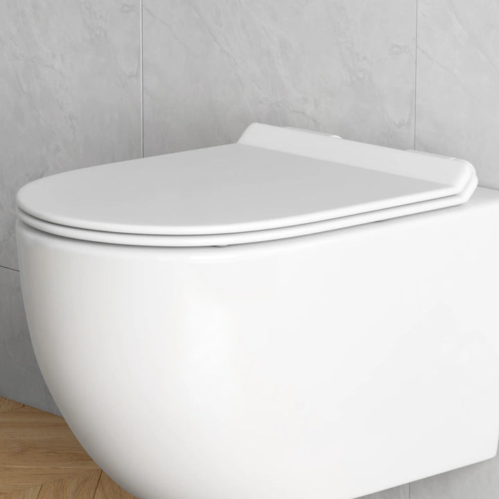 Toilet Seat for Hampton Wall-hung Elongated Toilet | Soft-Close | ERI-WT421