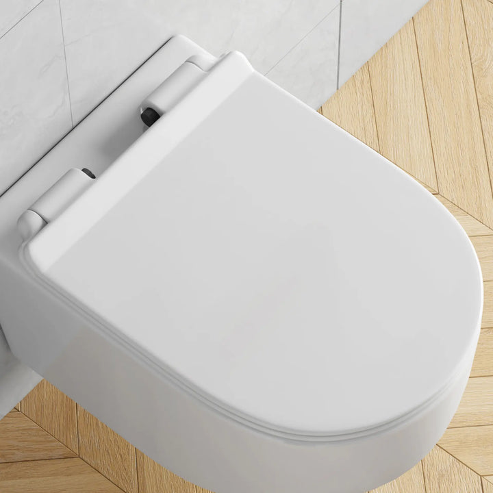 Toilet Seat for Hampton Wall-hung Elongated Toilet | Soft-Close | ERI-WT421
