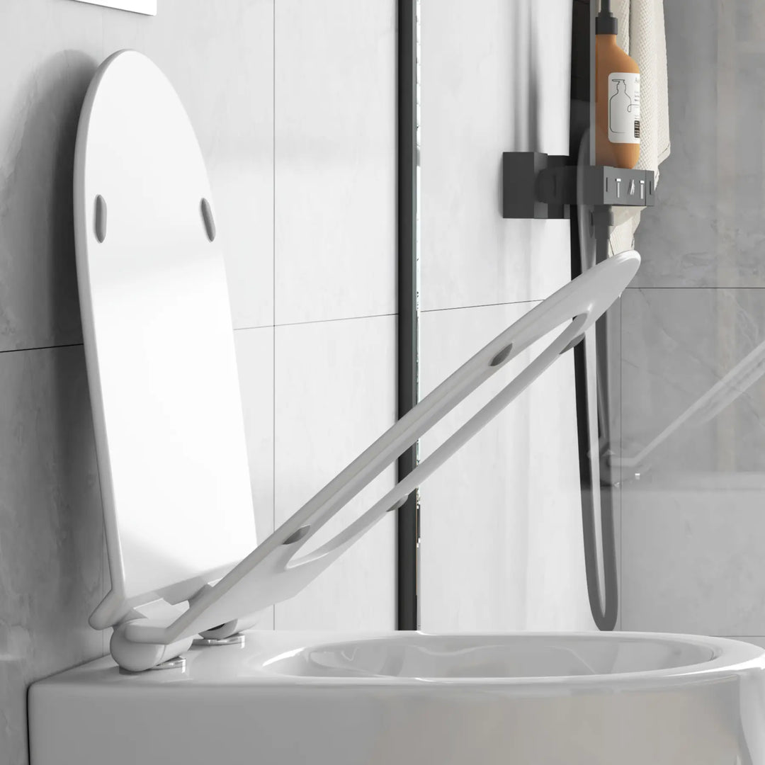 Toilet Seat for Hampton Wall-hung Elongated Toilet | Soft-Close | ERI-WT421