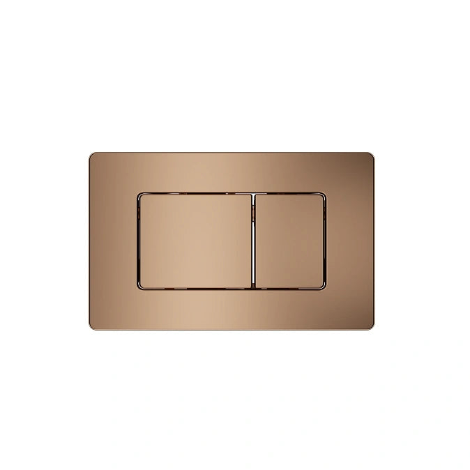Dual Flush Actuator Plate for WT400 / WT404, Square Wall-Mounted Flush Plate