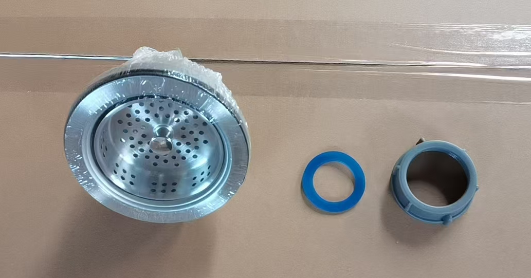 Stainless Steel Kitchen Sink Basket Strainer 4.5 x 4.5 x 4.5 Inch (Basket Strainer Only)