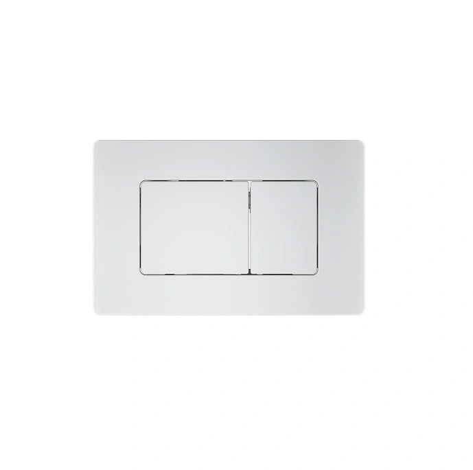 Dual Flush Actuator Plate for WT400 / WT404, Square Wall-Mounted Flush Plate